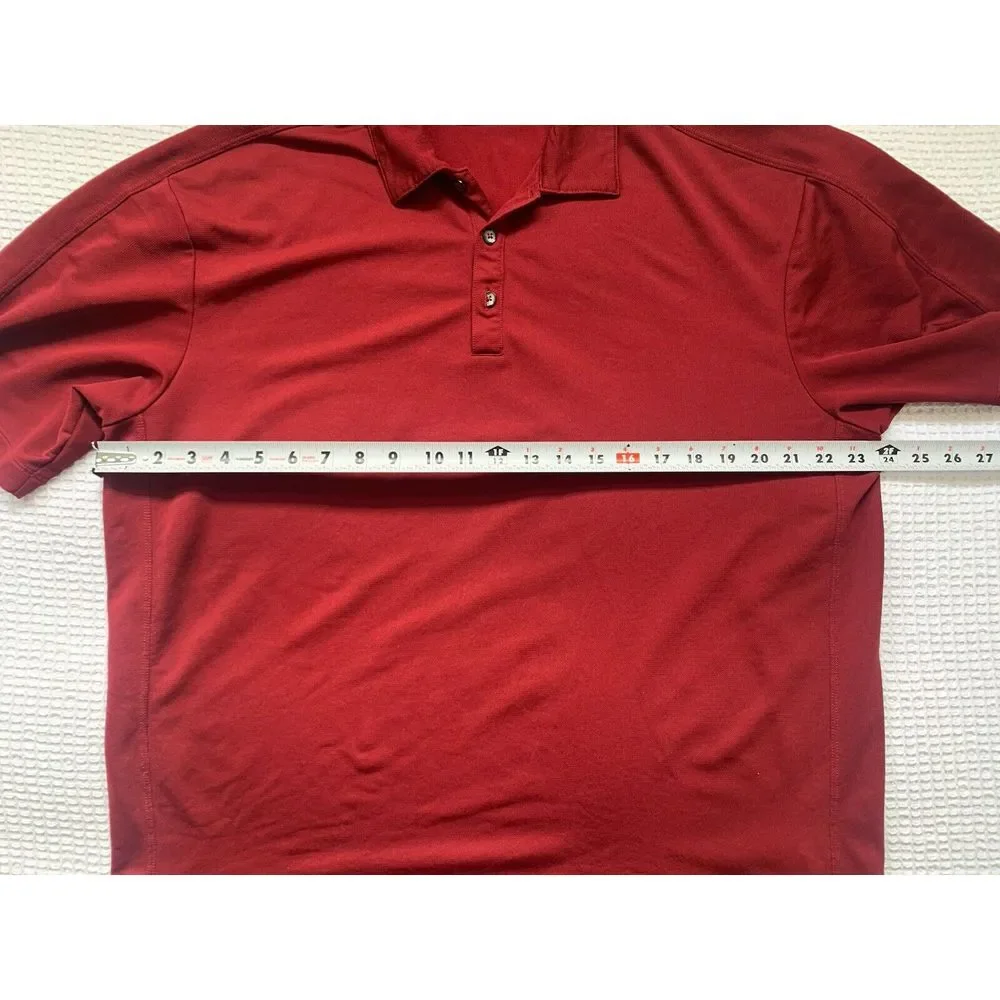 Nike Golf Polo Shirt Mens Extra‎ Large XL Red  Lightweight